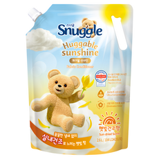 Snuggle 熊寶貝 室內晾衣型衣物柔軟精補充包 Huggable Sunshine, 1包, 2.6L