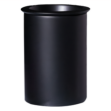 cores 美濃燒儲豆罐，陶瓷材質，日本產，直徑10.5cm x 14cm，適用微波爐，耐熱140度, 黑色, 1個