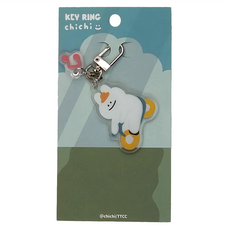 CH 壓克力雙吊飾 騎腳踏車款 鑰匙圈