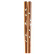 KAWAI OHASHI 河合 印花木筷 0.9 x 0.9 x 23cm, 樹芽萌芽, 15g, 1個