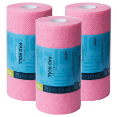 comet 捲筒式一次性洗碗巾, 粉色, 60張, 3捲