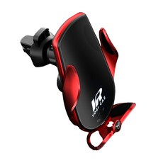 YORI優里 15W無線充電手機支架 12.9 x 6.4 x 1.5cm 214g, 紅色, 1個