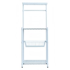 dayneeds 日需百備 輕型烤漆微波爐架 60 x 35 x 150cm, 白色, 1個
