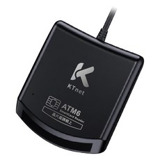 KTnet 廣鐸 ATM6 SmartCard USB 自然人讀卡機，相容內政部自然人憑證IC卡規範，支援 Win11 和 Mac 系統, KTCROATM6W, 白色, 1盒