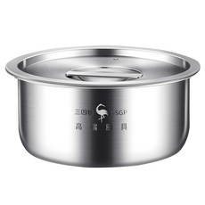 SSGP 三四鋼 316不銹鋼 帶蓋蒸蛋碗 12cm, 不鏽鋼色, 1個