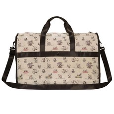 OUTDOOR PRODUCTS 史努比SNOOPY 海灘折疊 手提/側背兩用包, 50 x 25 x 32.5cm, 米白色