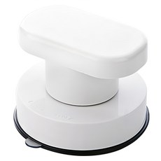 隨處可吸萬用強力真空把手,超強吸力真空吸盤式玻璃推拉門拉手,門窗多用途把手,吸盤門把手,抽屜把手,馬桶提把,輔助把手,1個, 白色