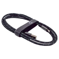 RHINOSHIELD 犀牛盾 Lightning-USB-A 充電線, 1.2m, 1個, 編織 黑色