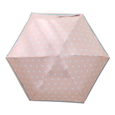 Mini系列 星球物語 五折黑膠晴雨傘 UPF50+有效降低傘下溫度