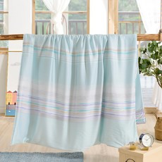 Betrise 貝翠絲 植萃系列 100%奧地利天絲鋪棉四季涼被, 沐映 藍色