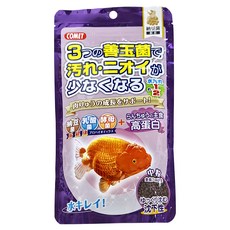 COMET 可美多 善玉菌金魚蘭壽飼料, 中粒 沉性, 納豆菌+乳酸菌+酵母, 高蛋白, 適用於全長7cm以上, 200g, 1包