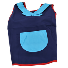 日系水手領結幼兒輕便圍兜 - 湖水藍, 1件