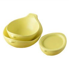 miyama 深山 cotori 美濃燒 小鳥造型缽碗 Set 3件, 日本制, 可微波爐/家用洗碗機, 黃色, 1組