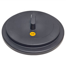 KEYWAY 聯府 商用圓型130L上蓋 PCL-1306 直徑570 x 120mm, 黑色, 1個