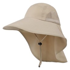 Vakocel 登山防曬遮陽帽 淺褐色 均碼