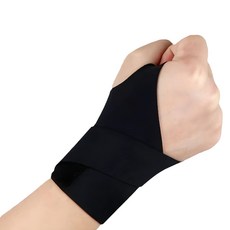 YORI CAR 優里 輕薄腱鞘護腕 右手款, 黑色, 1個