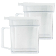 inomata 2入組, 透明調味盒, 400ml, 1組