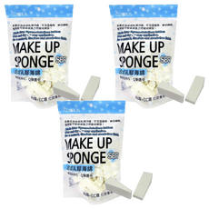 台灣 COSMOS NO.9專業海綿 30入, 小三角白色, 3包