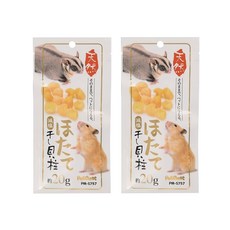PETBEST 東照小動物減鹽瑤貝貝柱 倉鼠/兔子/天竺鼠 寵物零食, 20g, 1入