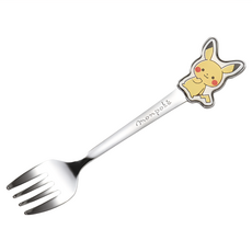 PoKeMoN 寶可夢 不鏽鋼叉子, 單件, 1支, 皮卡丘