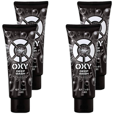 ROHTO 樂敦 OXY男士竹炭控油洗面乳 4條 深層清潔毛孔 保濕 展現男士自信, 200g