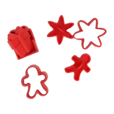 KAI 貝印 聖誕餅乾壓模3個組 13 x 17 x 3.4cm, 219647, 1組