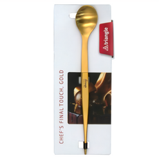 triangle 三角牌 不鏽鋼主廚兩用試吃匙夾 17cm (金色), 1支