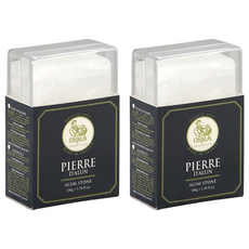 OSMA 鬍後護理明礬石 - 100%天然明礬結晶手工製作, 100g, 2個