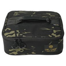 OWL CAMP 多用途收納盒 26.5 x 22.5 x 10cm 480g, 暗黑迷彩, 1層, 1個