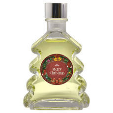 QiMart MIT聖誕樹造型香氛珪藻土擴香瓶 ESSENTIAL OIL DIFFUSER, 花香茉莉, 200ml, 1瓶