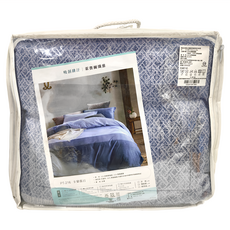 愛北鼻 台灣製 萊賽爾兩用被套 含提袋 PT216, 淺藍色