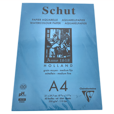 Clairefontaine CF-SCHUT 學院級水彩本 A4 250g 40張