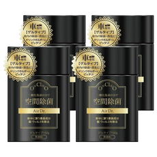 KOKUBO 小久保工業所 車靈除菌消臭車用 無香, 150g, 4罐