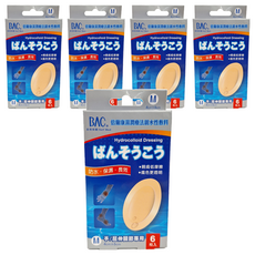 BAC 倍爾康 濕潤療法親水性敷料 手/屈伸關節用 6入, 5盒