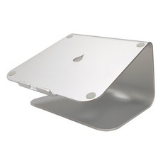 Rain Design mStand360 MacBook鋁質筆電散熱架 360°旋轉 鋁合金一體成型 架高符合人體工學設計, 銀色, 1個