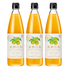 Kong Yen 果酢日和 梅子果酢, 添加果寡糖, 590ml, 3瓶