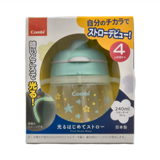 Combi 康貝 LakuMug樂可杯第一階段啜飲杯, 240ml, 4個月開始適用, 燦爛星空, 1個