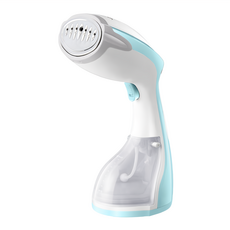 MOLIJIA 魔力家 好熨氣 手持式蒸汽掛燙機, 304不鏽鋼噴頭 260ML大容量 雙蒸汽模式, 雪花藍