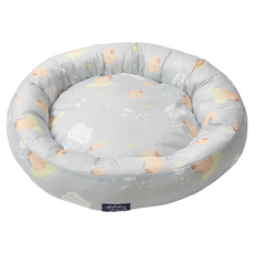 Dogfeet 極致涼感圓形床 水豚灰, 1個