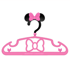 Disney 迪士尼 角色造型塑膠衣架, 米妮, 1組