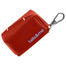 tails&me 尾巴與我 配件 攜行撿便包, 橙紅, 1個