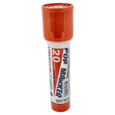 LIBERTY 利百代 907-20酒精性POP麥克筆, 20mm 特寬平頭, 橙色, 1支