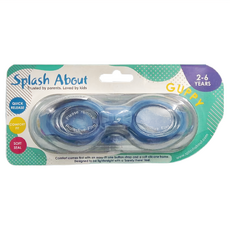Splash About Guppy 泳鏡, 2-6 歲適用，舒適貼合, 頭圍40~56cm, 羊絨藍, 1個