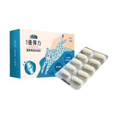 BLUE BAY 倍力 優彈力 保健粉 犬貓適用 60顆 添加鯊魚軟骨素 二型膠原蛋白, 1盒, 關節護理