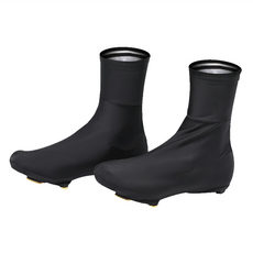 自行車騎行鞋套 彈性纖維材質 75g, L, 黑色