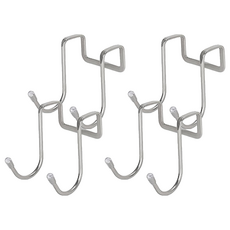 comet 不鏽鋼流理臺掛勾, 4個, 銀色
