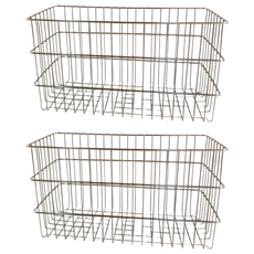 YI SHUIN 亞晨 皇家長深型收納籃 台灣製造, 300 x 135 x 165mm, 2個, K-1009
