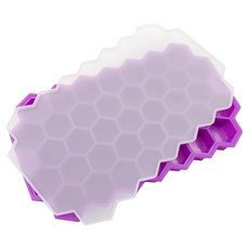 iSFun 甜蜜蜂巢 矽膠巧克力模具兩用製冰盒, 顏色隨機, 1個