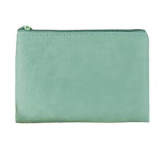 conifer 綠的事務 慢遊篇章微醺系列小收納袋 幽悠綠皮革筆袋 化妝品收納生活小物收納, 1個, 幽悠綠