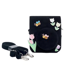 拍立得粘粘可愛復古風相機毛氈保護套 mini12適用, 單一商品, 1個